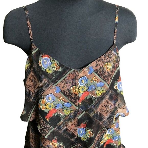 Free People Ruffled Daisy Chain Mini Dress - Women’s 12 - Picture 4 of 6